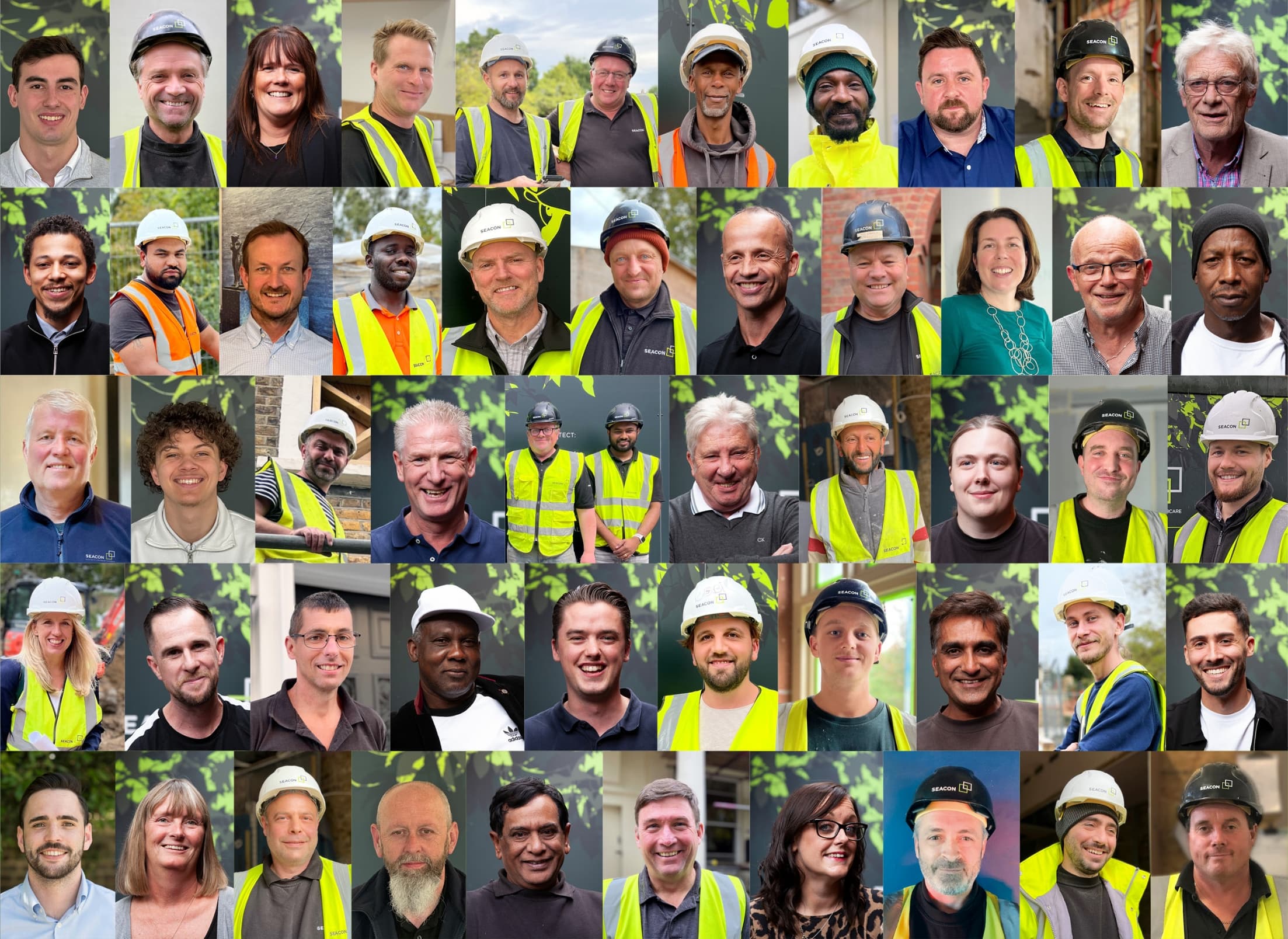 Seacon Team photo - tiles of team members headshots